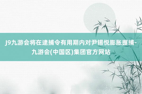 J9九游会将在逮捕令有用期内对尹锡悦膨胀握捕-九游会(中国区)集团官方网站